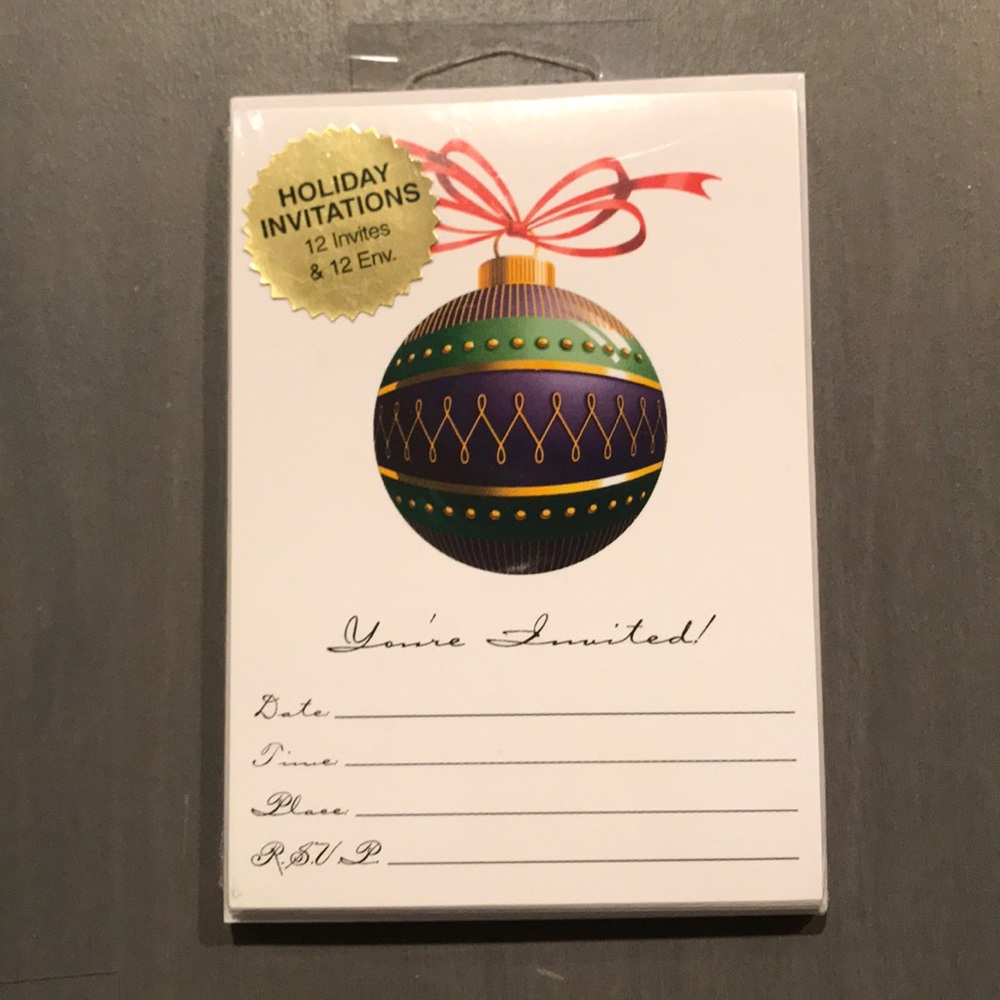 Holiday invitations (3pack)